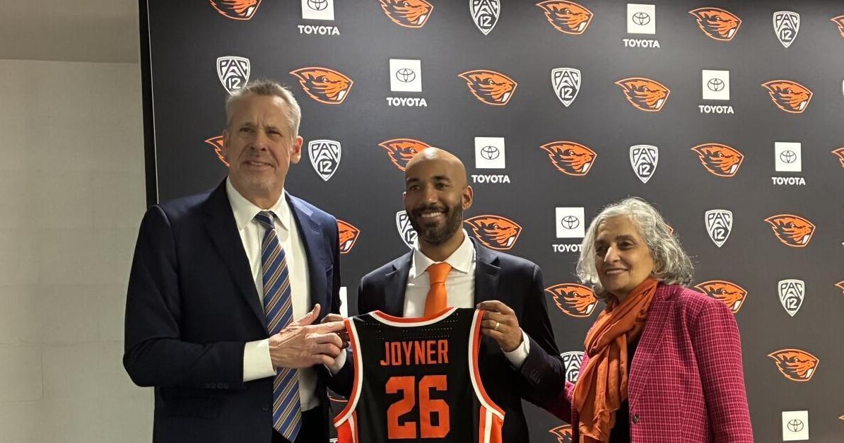Joyner introduced as Oregon State's new men's basketball coach