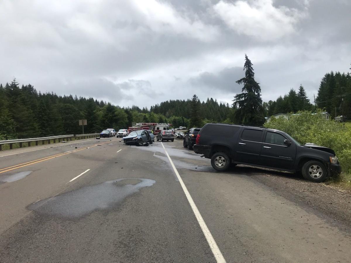 Eight people injured in Highway 20 crash west of Philomath Local