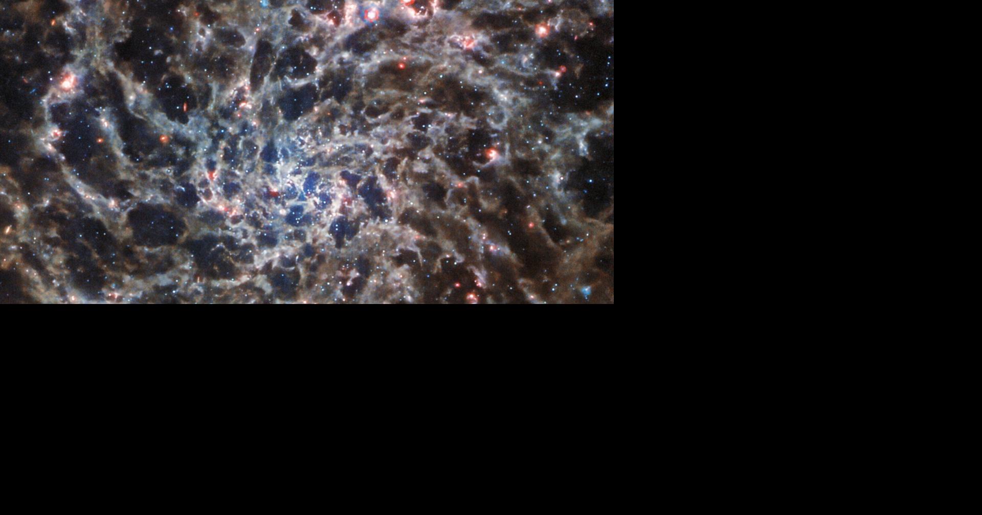 Far off galaxy takes on new appearance thanks to James Webb Telescope
