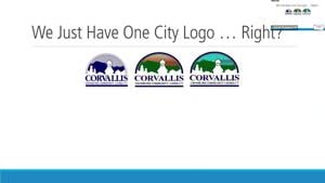 Corvallis logo history