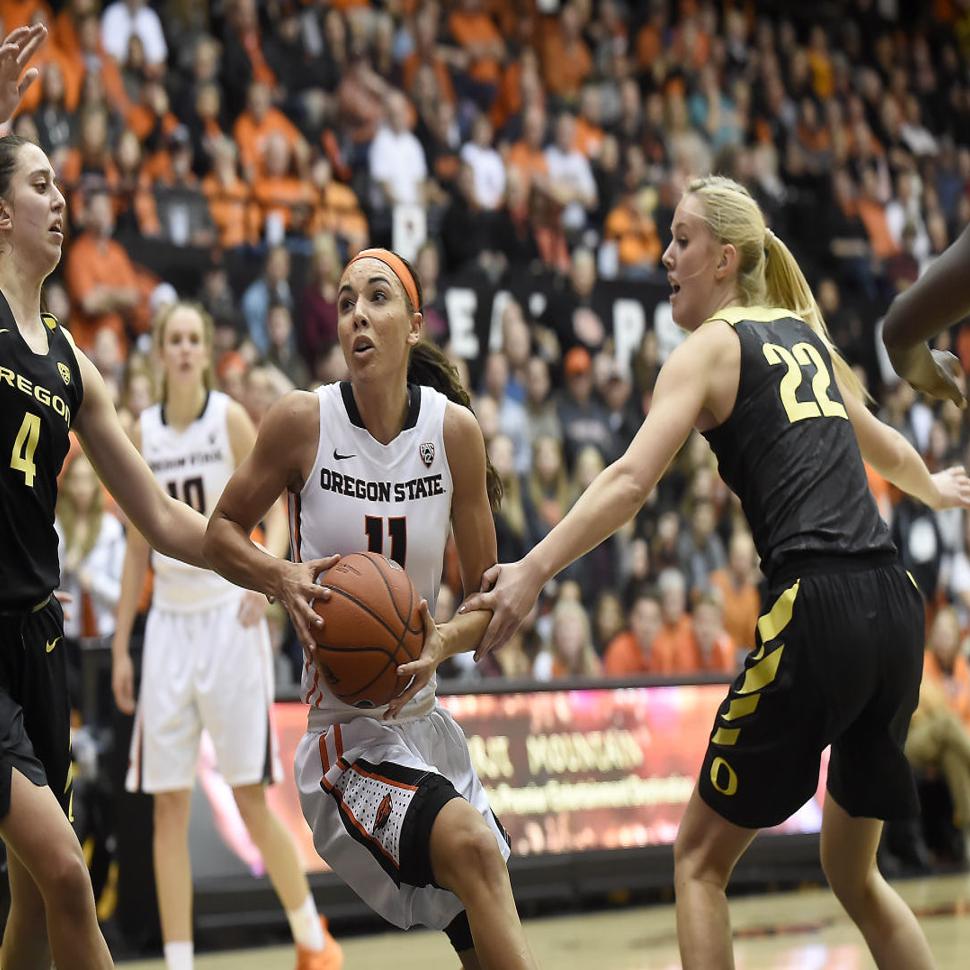 Osu Women S Basketball Beavers Shine On Defense Win 10th Straight Against Ducks Basketball Democratherald Com
