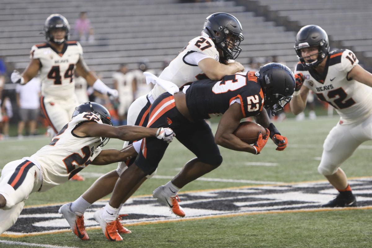 Osu Football Defense Shines At Final Scrimmage Of Camp Football
