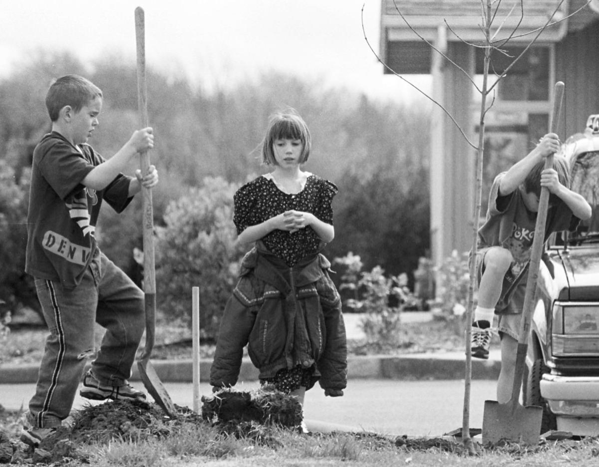 Flashback April 2000 Philomath Tree Planting