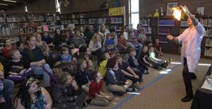 Fire, explosions highlight science demonstration at Sweet Home Public Library