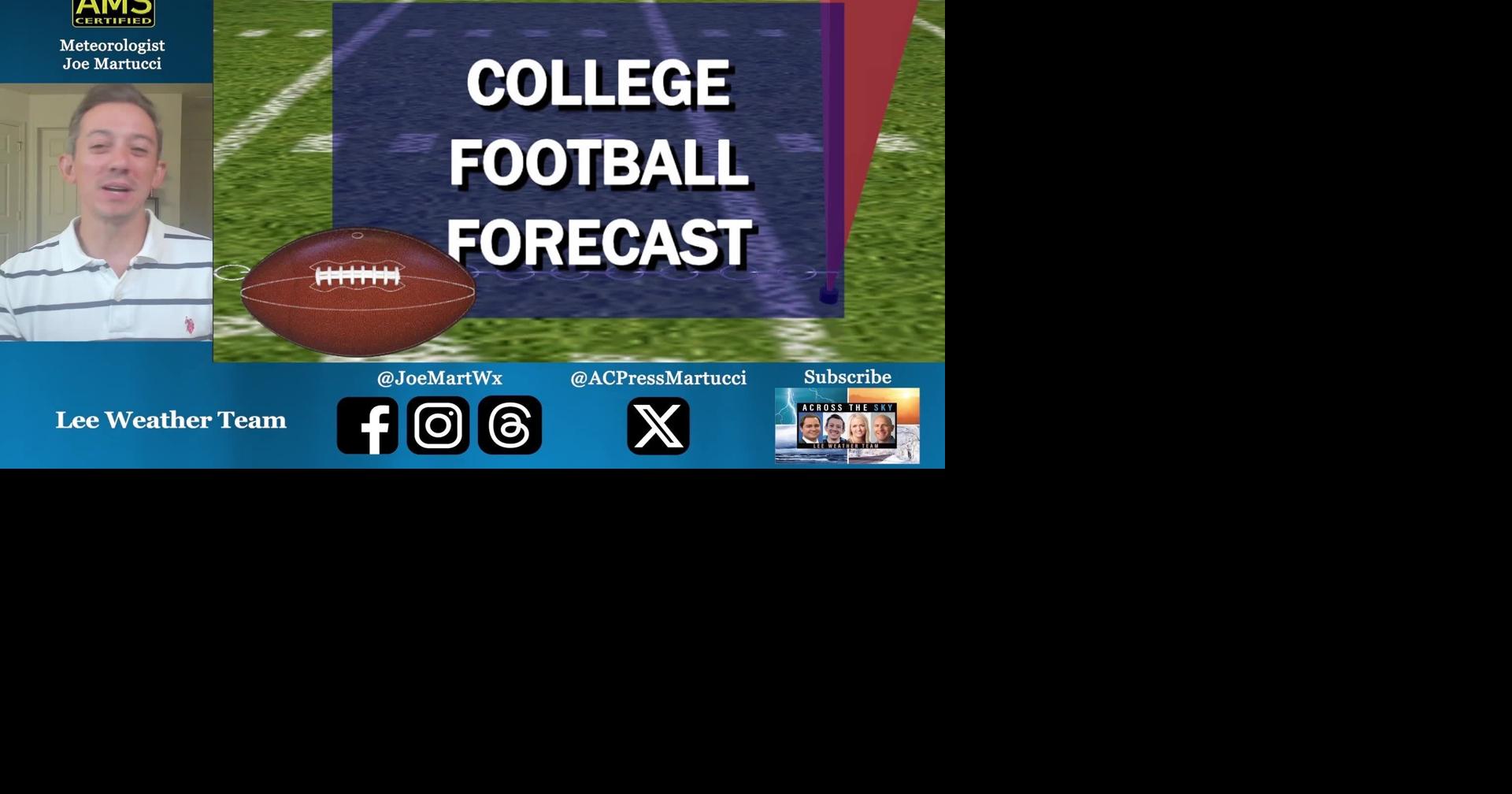 Joe Martucci has the weather forecast for #16 Oregon State vs. San Diego State Saturday