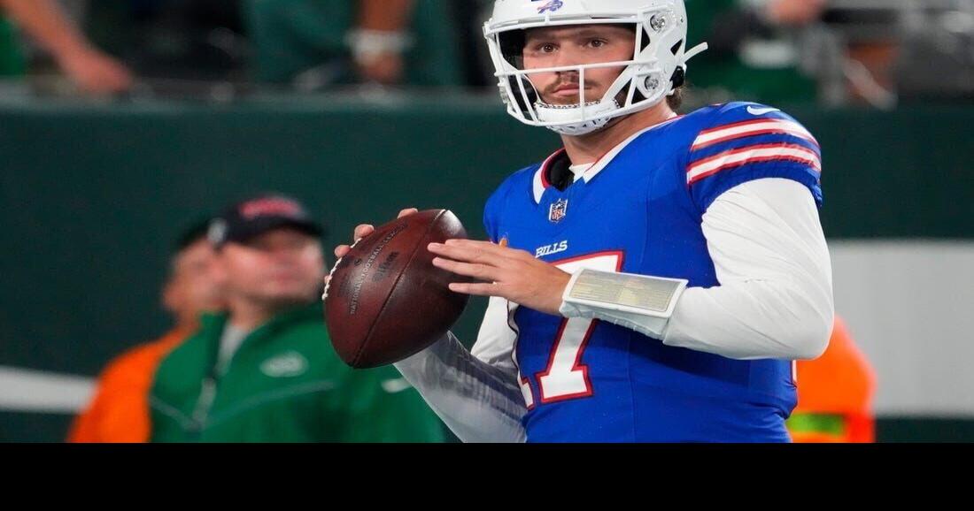 Josh Allen throws for a TD, runs for another as the Bills rout the