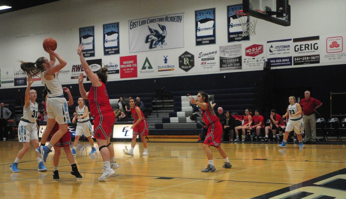Prep Girls Basketball Eagles Show Offensive Potential East Linn