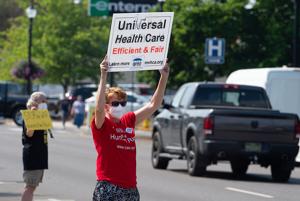 Universal health care rally