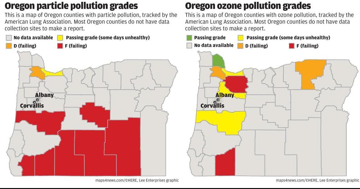 Wildfire Season Becoming Increasingly Unhealthy For Oregon Air 3505