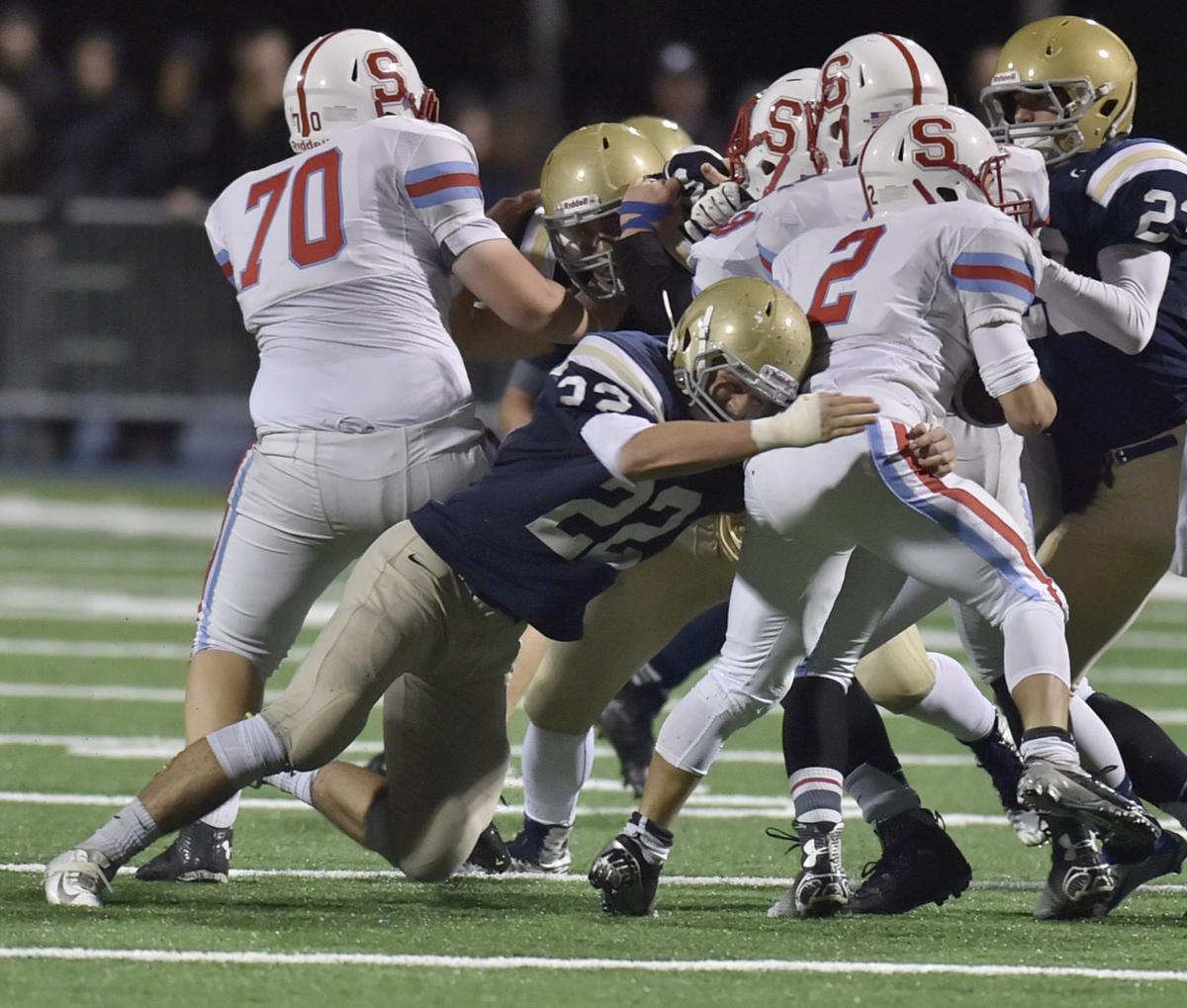 Prep football Saxons too much for West Albany High School
