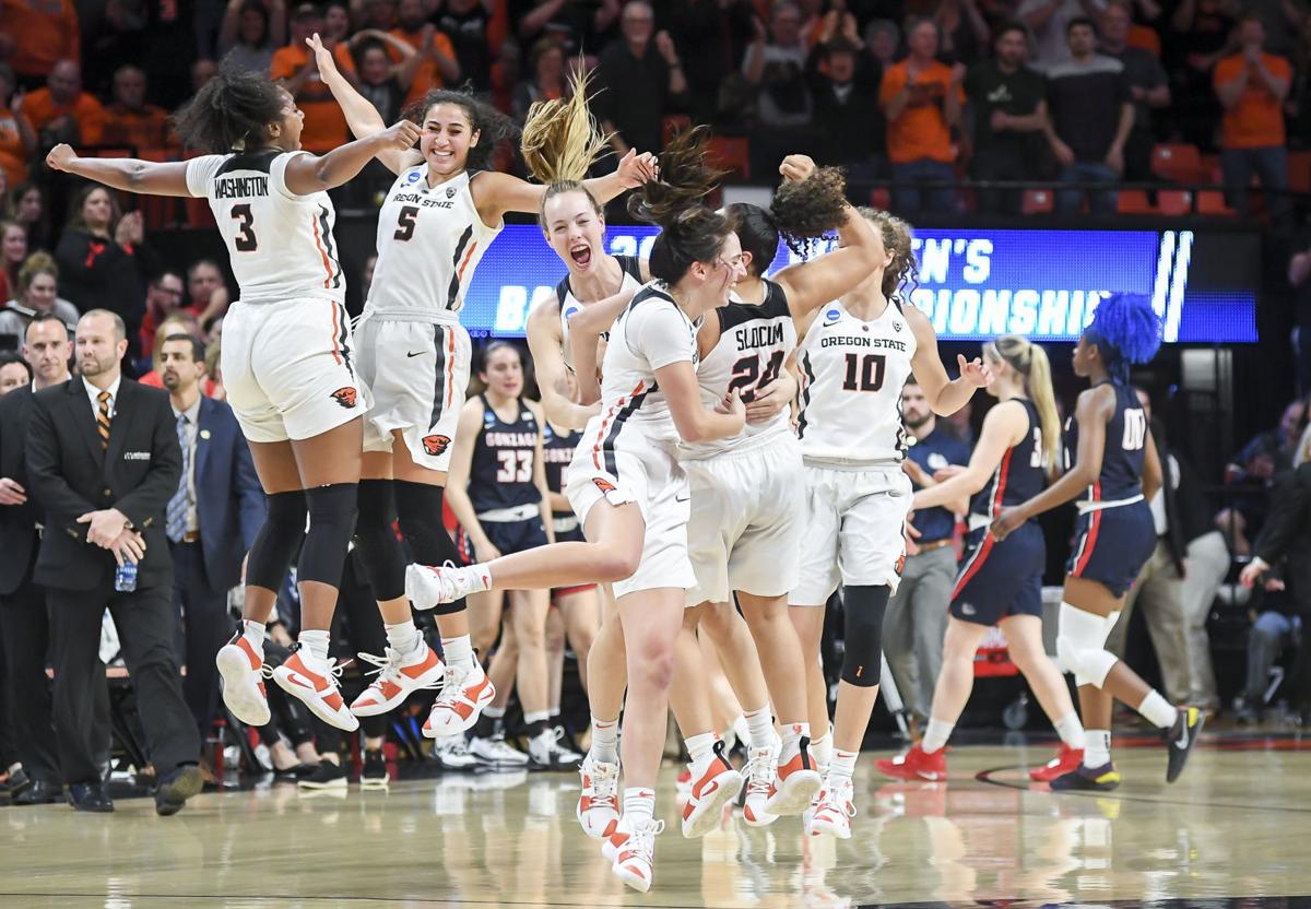 Osu Women S Basketball Beavers Celebrate Another Trip To Sweet 16