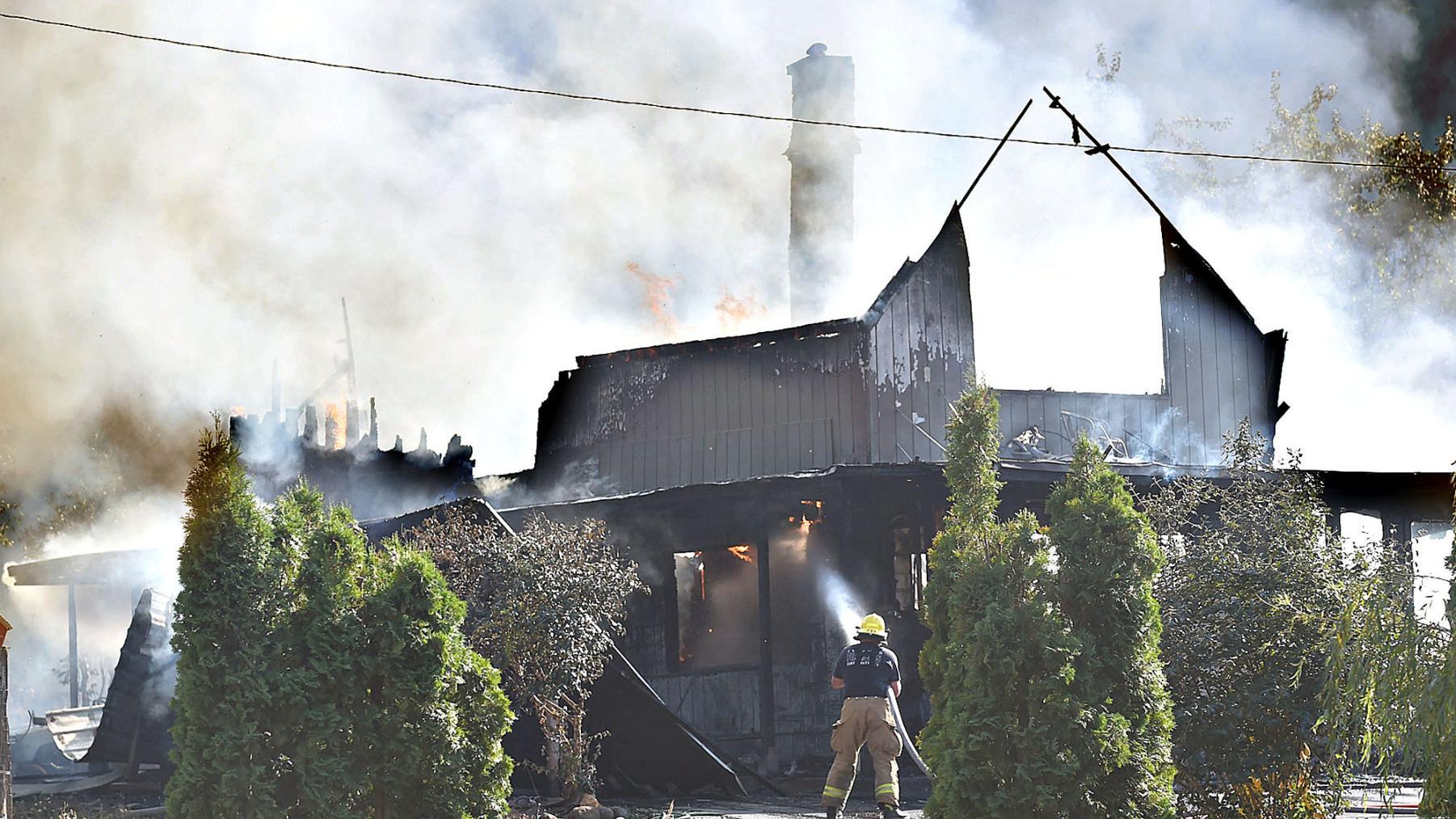 Fire Destroys Scio Home Local Democratherald Com