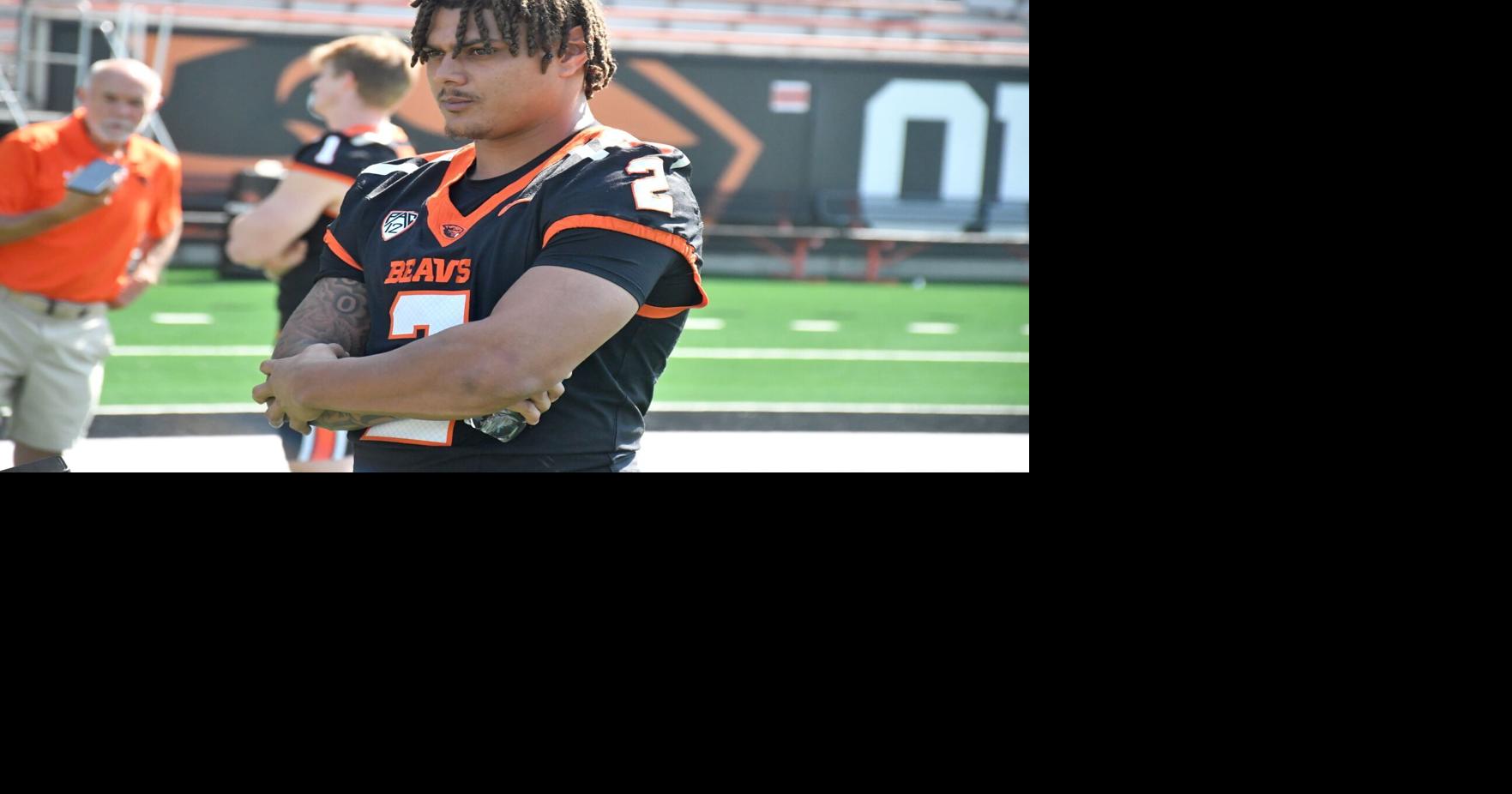 Oregon State football media day, Aiden Sullivan