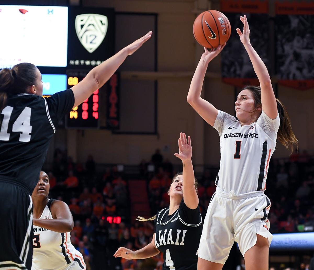 Osu Women S Basketball Beavers Blow Past Hawaii Basketball