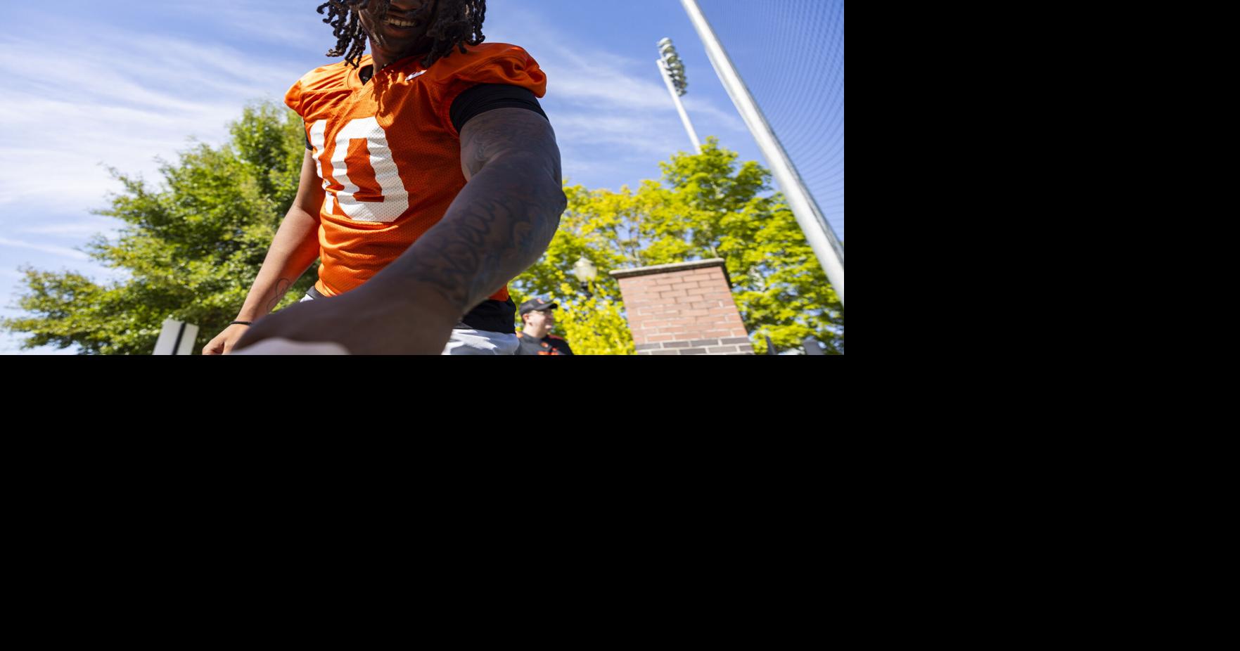 Fall camp Day 12: Zakaih Saez brings positive energy to training camp