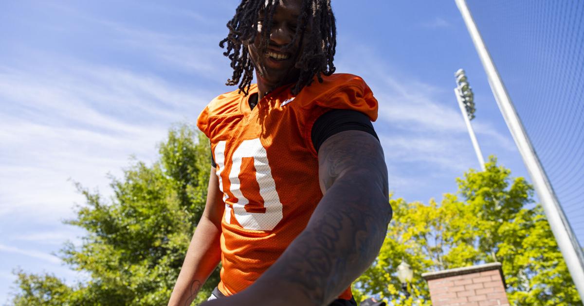 Fall camp Day 12: Zakaih Saez brings positive energy to training camp