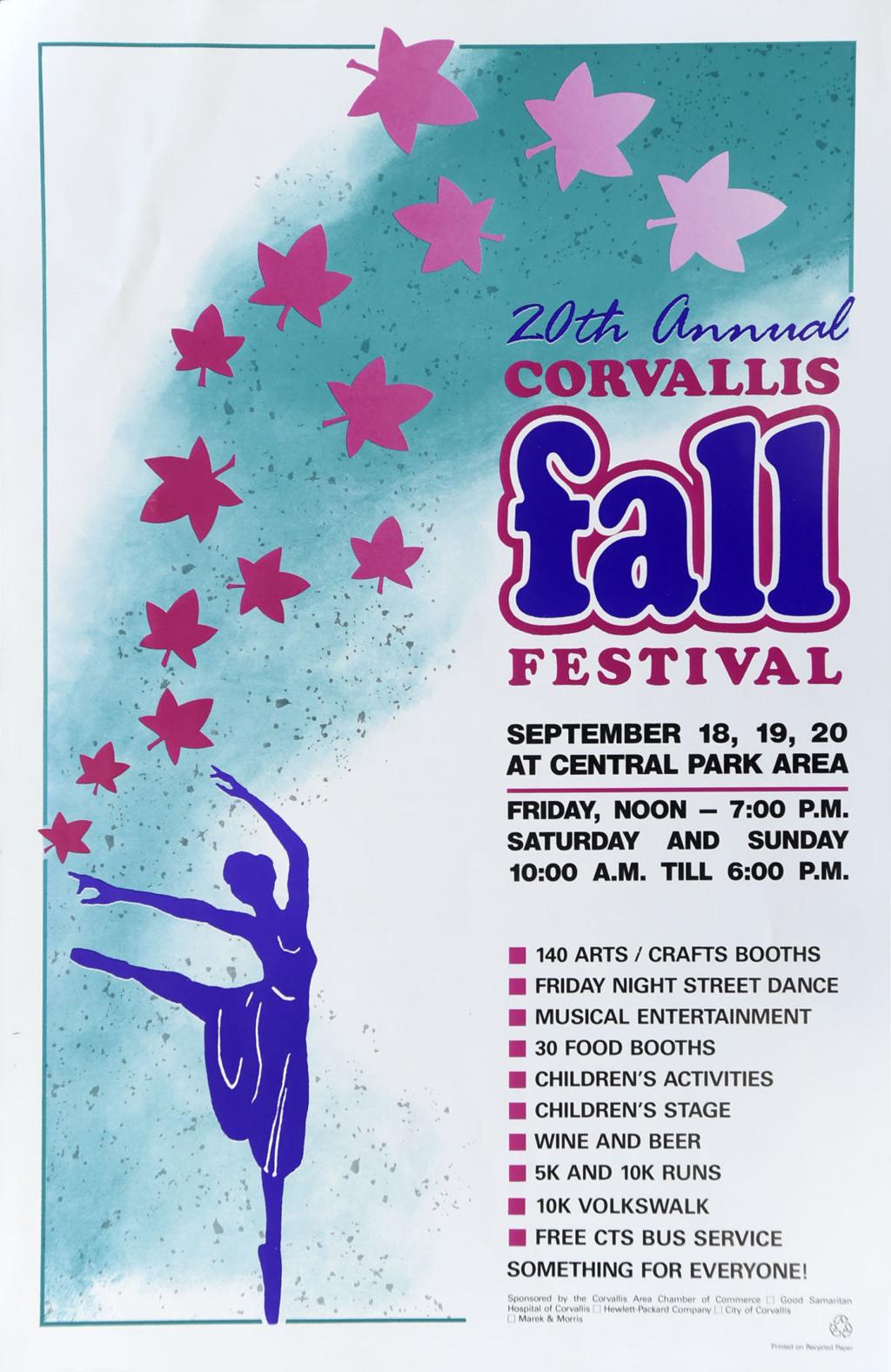 Corvallis Fall Festival 2022 Poster