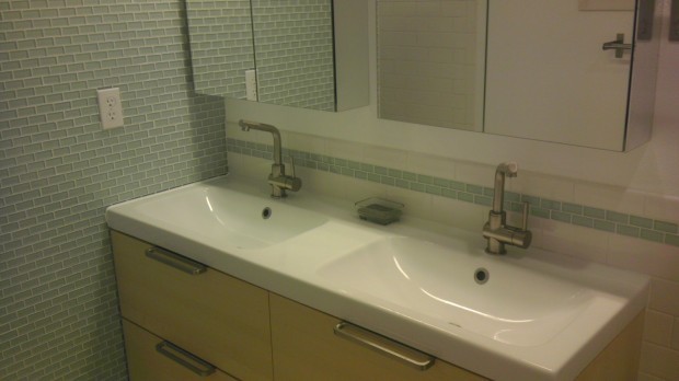 Bathroom Remodel After - Sinke