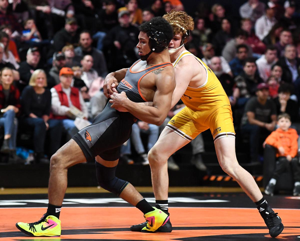 OSU wrestling Beavers rally but lose home dual to Wyoming Wrestling