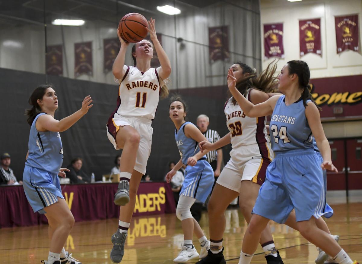 Prep Girls Basketball Raiders Turn Up Defense In Rivalry Win
