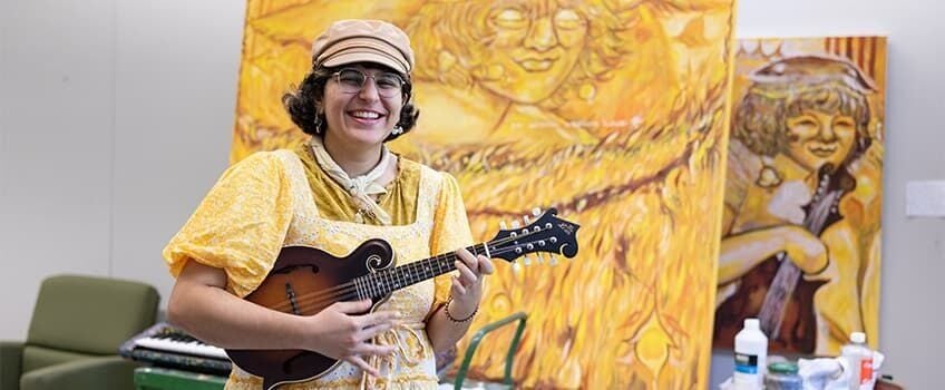 A Painting of Hope Earns Art Student National Recognition