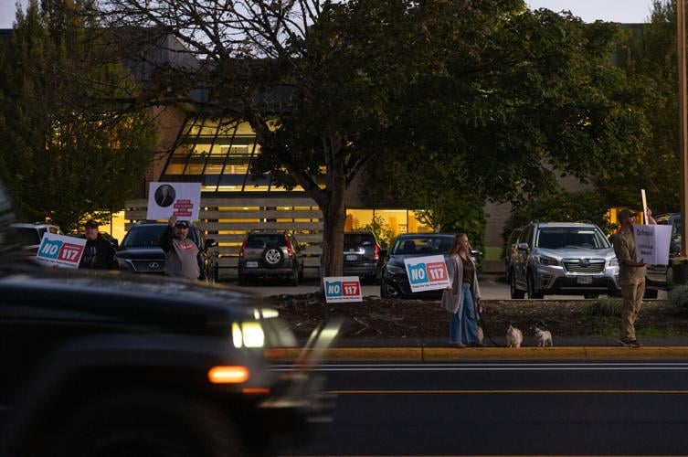 Albany ballot measure forum draws protest