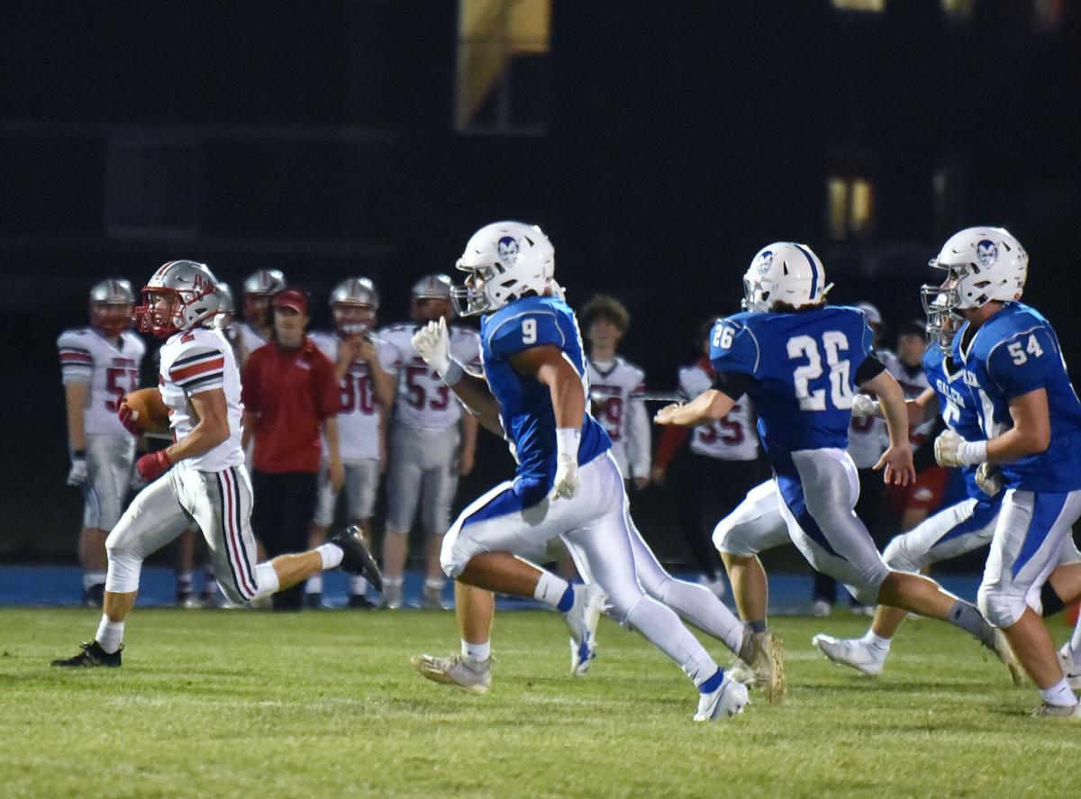 Pinkerton at Salem in Friday night football action.