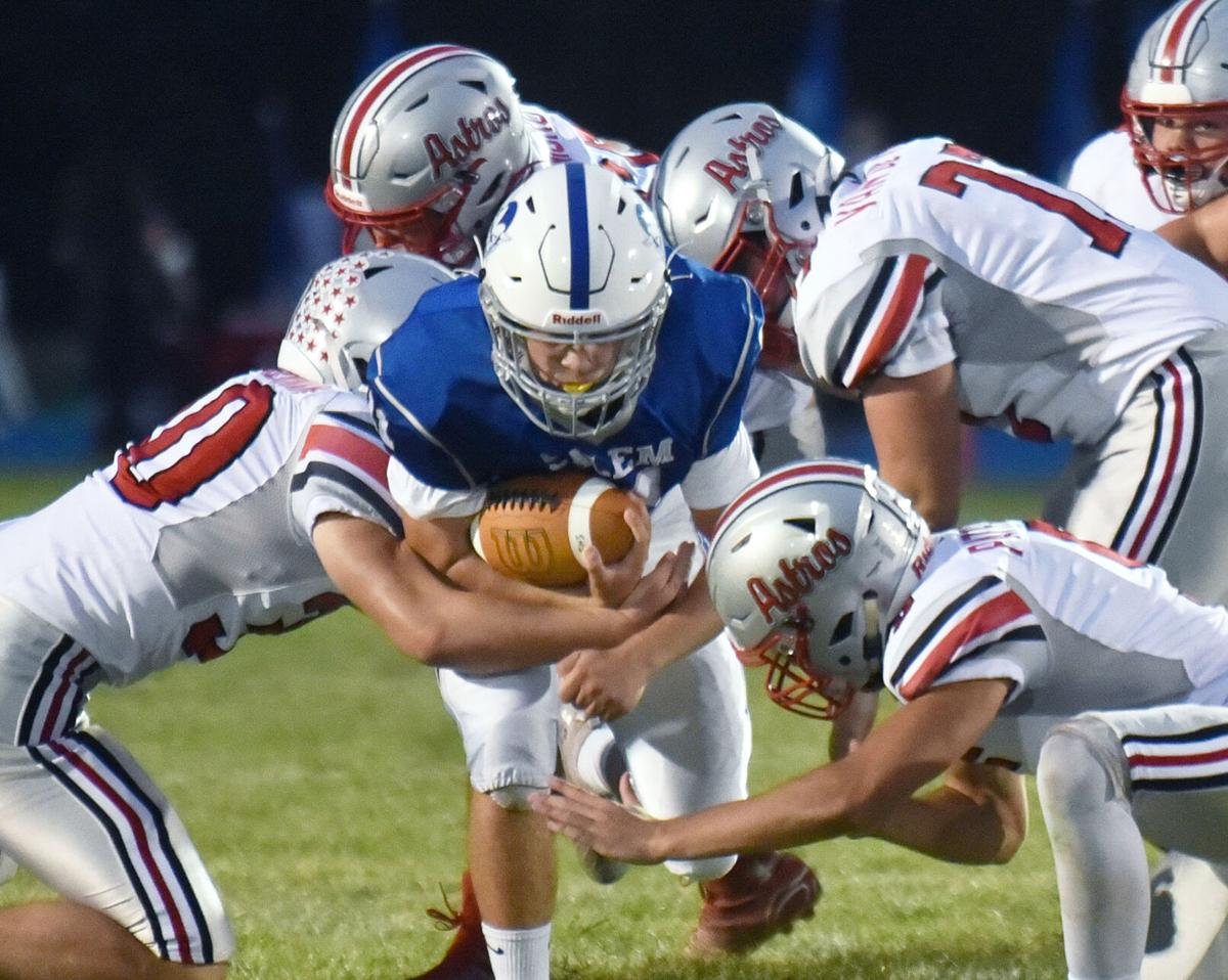 Pinkerton at Salem in Friday night football action.