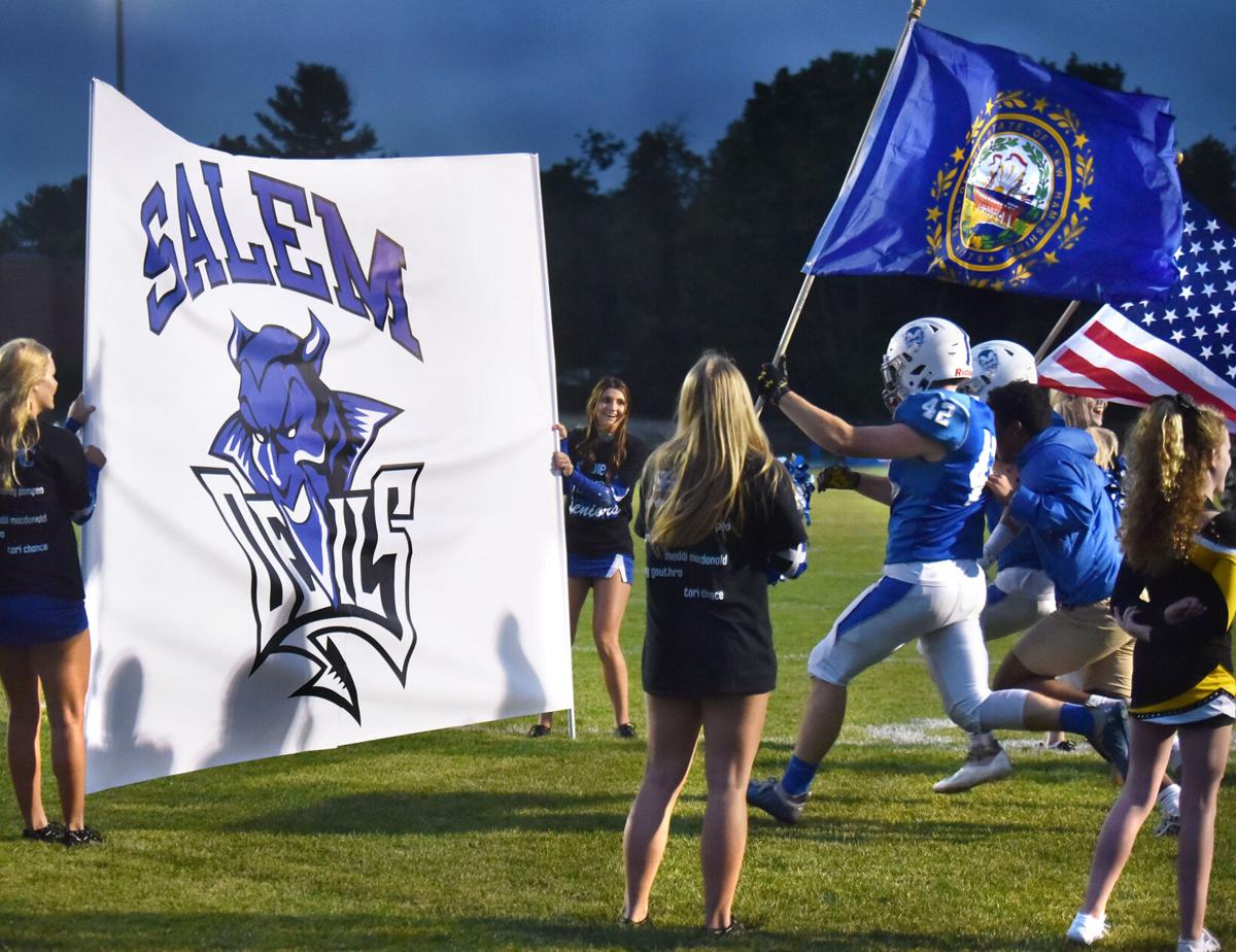 Pinkerton at Salem in Friday night football action.
