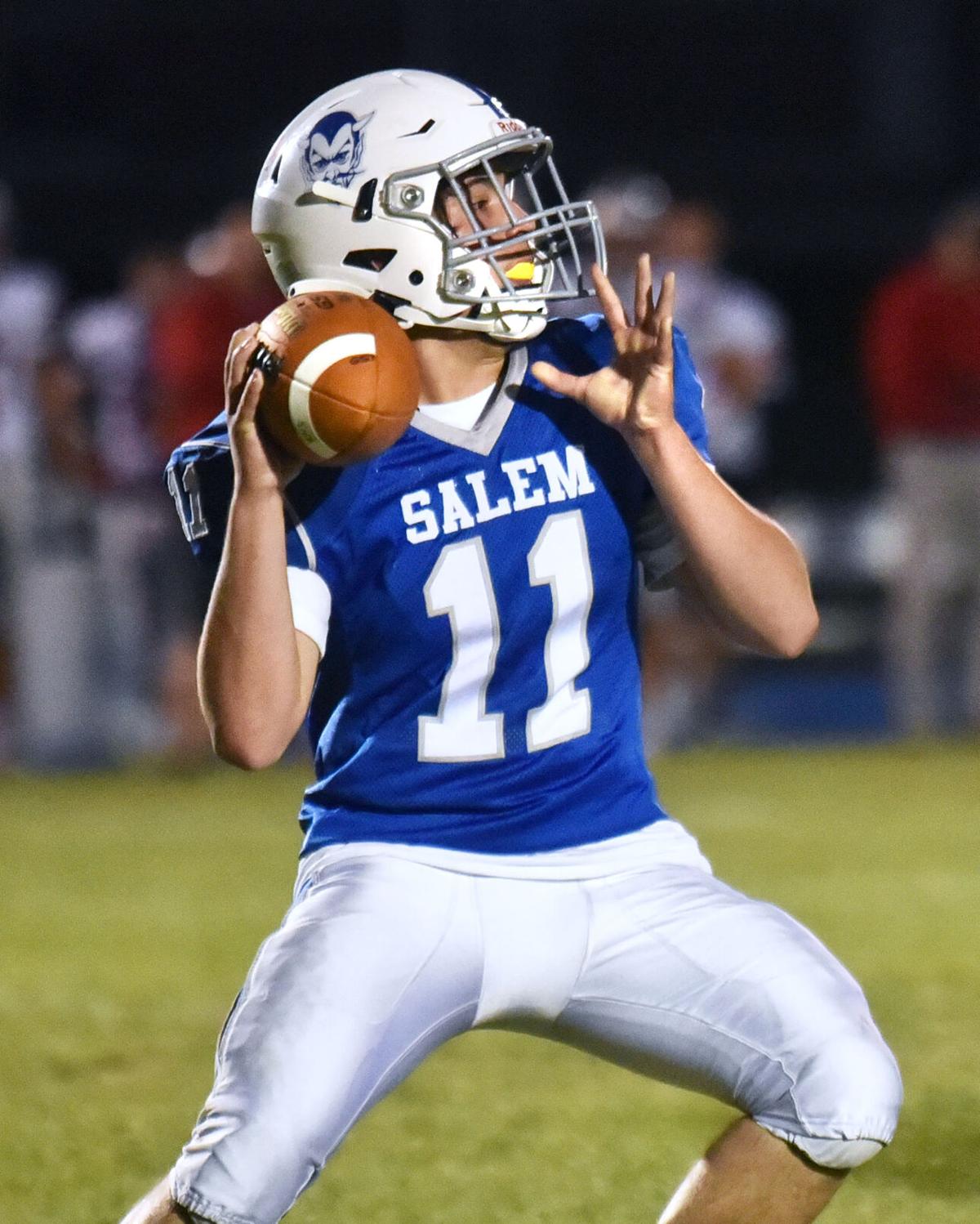 Pinkerton at Salem in Friday night football action.