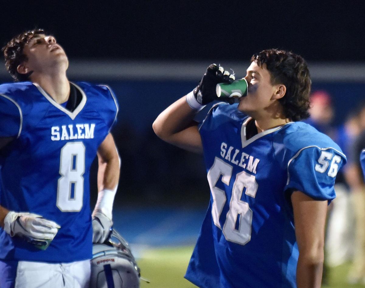 Pinkerton at Salem in Friday night football action.