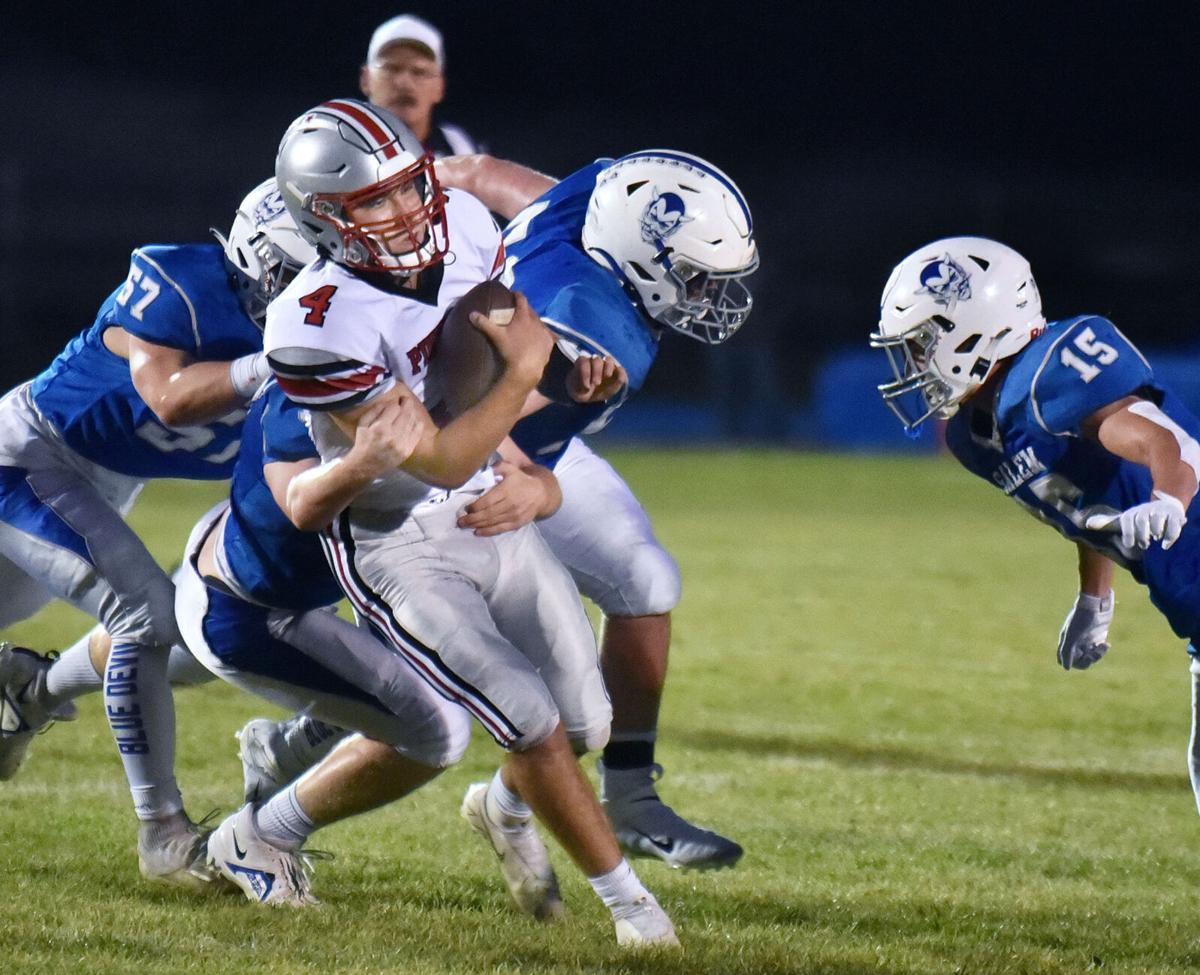 Pinkerton at Salem in Friday night football action.