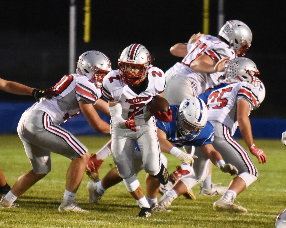 Pinkerton at Salem in Friday night football action.