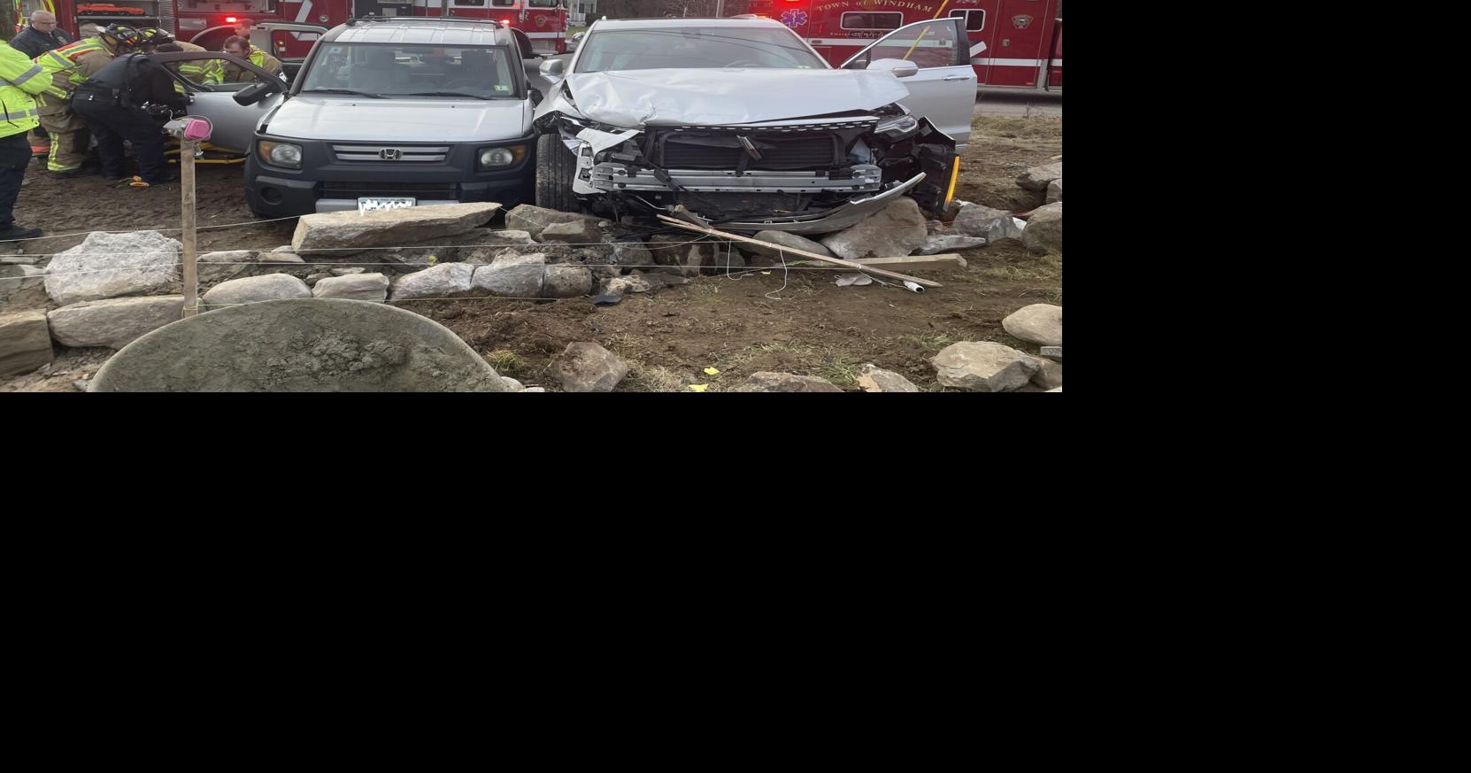 Car crash injures driver in Windham Windham