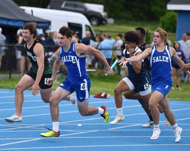 New Hampshire D1 high school track championship meet held at Salem High School. The meet included Salem high, Pinkerton Academy, Londonderry high and a dozen other schools.