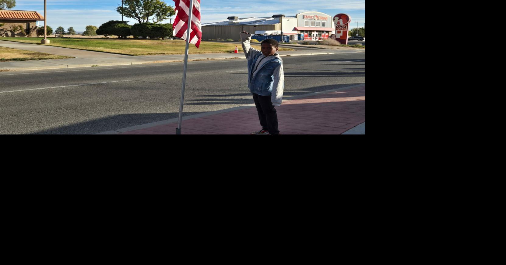 Boy and Girl Scouts Place Flags Along Main Streets for Veterans Day ...