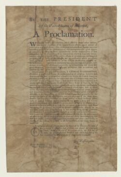 George Washington's Thanksgiving Proclamation, 1795.tif