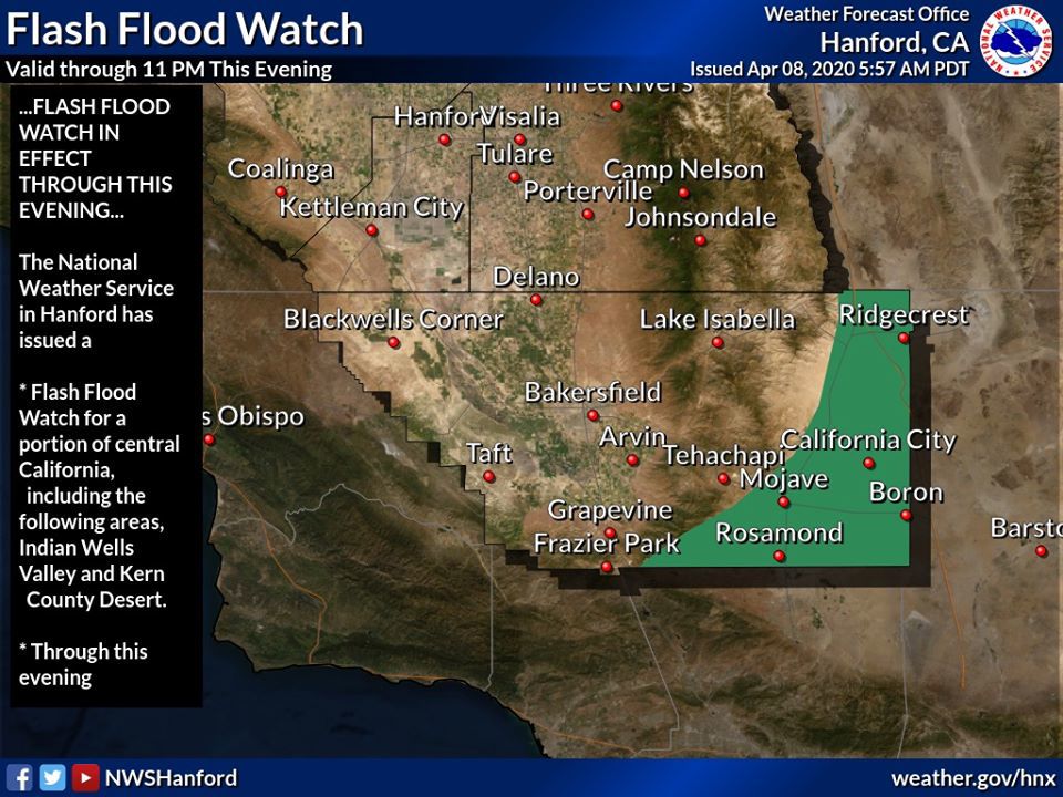 Kern County under flood watch, News