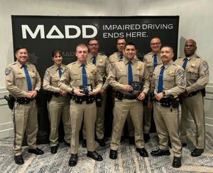 6 Mojave CHP Officers recognized at MADD Awards Ceremony