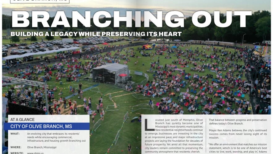 Olive Branch touted in magazine as one of state’s most dynamic cities