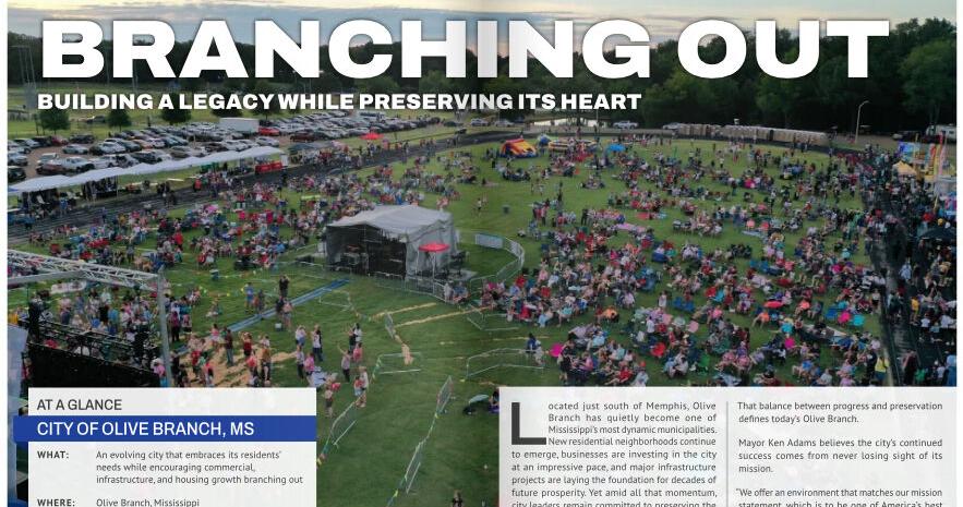 Olive Branch touted in magazine as one of state’s most dynamic cities