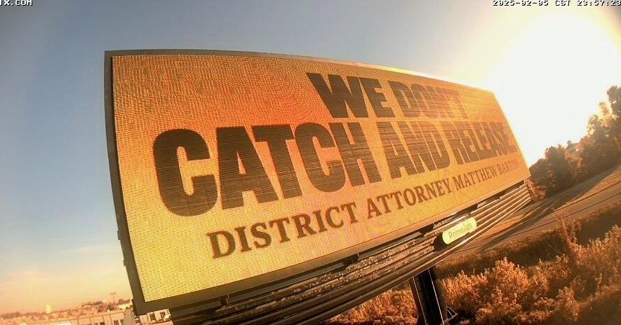 District Attorney’s latest billboard warns criminals: “We Don’t Catch and Release”