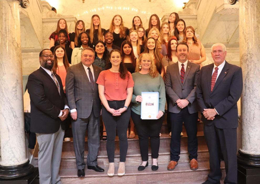 Lake Cormorant High School “Gators” volleyball team honored by the
