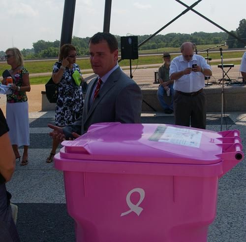 City's sale of pink garbage cans will promote breast cancer awareness, Local News