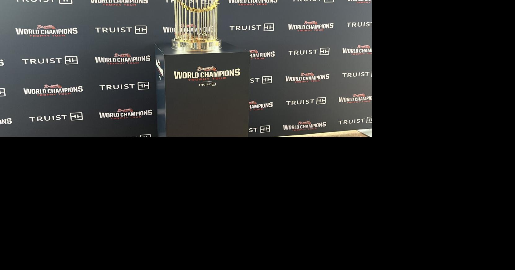 Atlanta Braves World Series Championship Trophy Tour Stop 