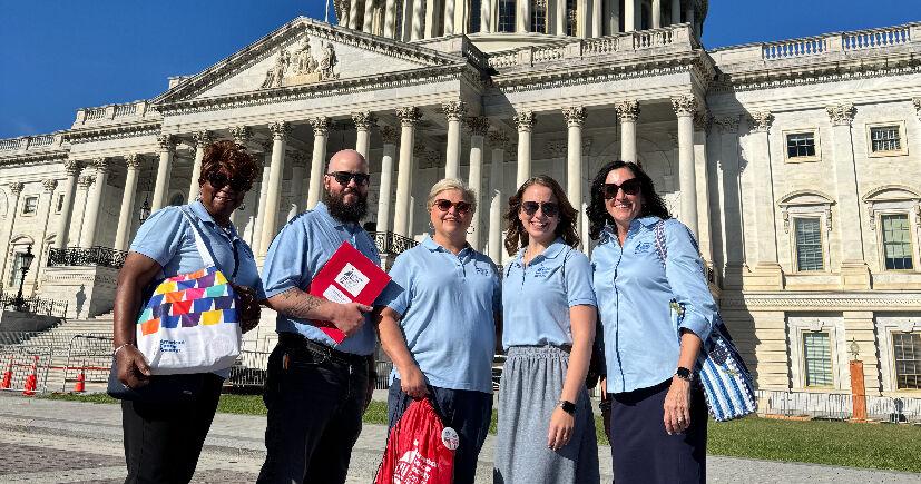 Ashleigh Parker visits Capitol Hill to lobby for better cancer treatment access