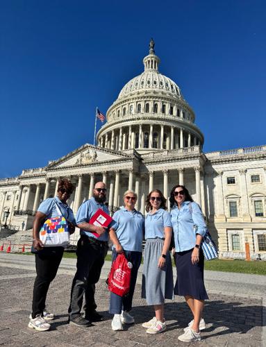 Ashleigh Parker visits Capitol Hill to lobby for better cancer treatment access
