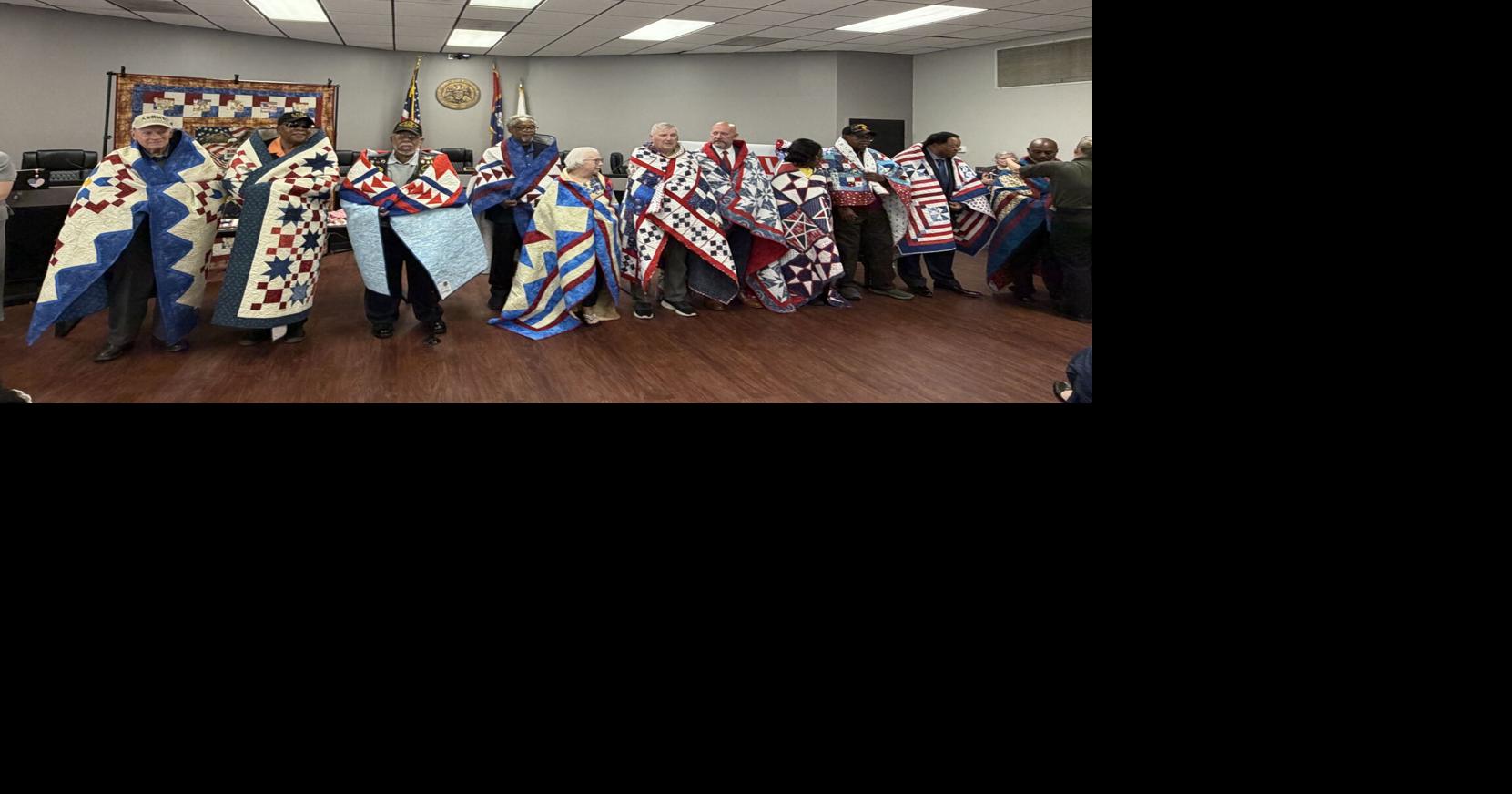Veterans honored with Quilts of Valor presentation