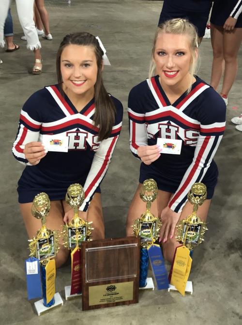 Lewisburg cheerleaders at Disney World