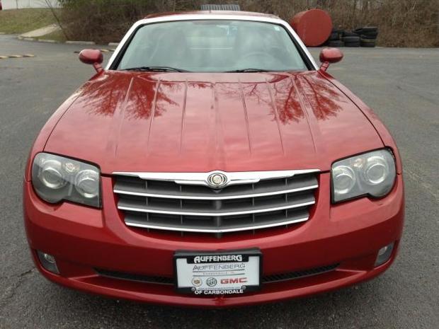 Wallpaper Vehicle 2004 Blaze Red Crystal Pearl Chrysler Crossfire Wheels Desktop Wallpaper